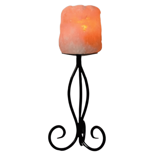 FANCY SHAPE IRON WROUGHT TEALIGHT HOLDER