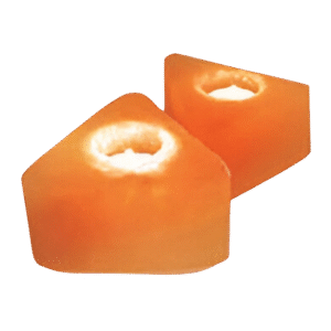 Hemalayan Triangle Salt Candle Holder