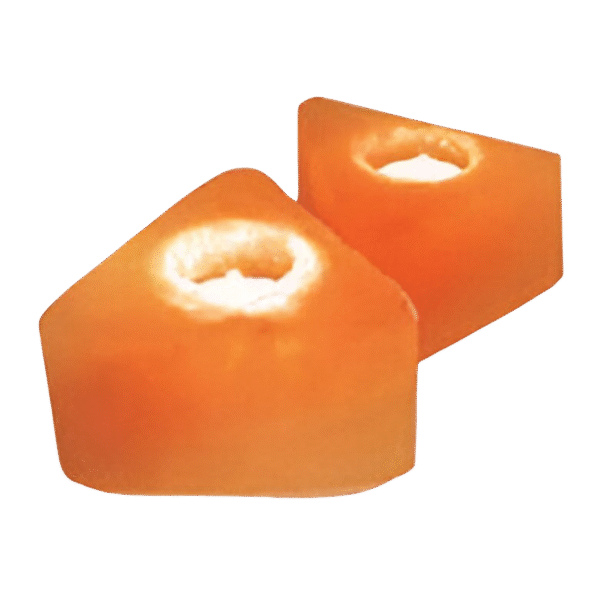Hemalayan Triangle Salt Candle Holder